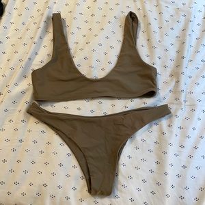 Zaful Olive Bikini